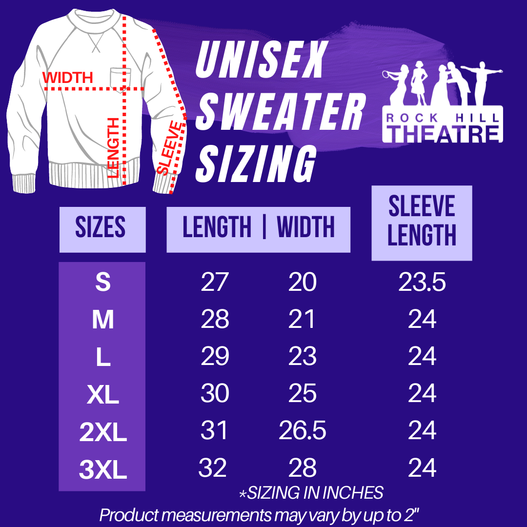 Unisex sweater sizing hotsell